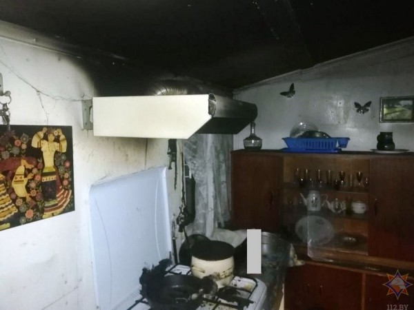 Мужчина устроил пожар в квартире в Пинске, когда решил подогреть пищу
