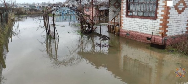 Фотофакт. Подтопило участки возле Бреста и по области