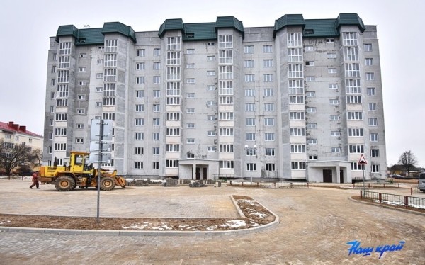 Первый монолитно-каркасный дом в Барановичах готов и ждет новоселов