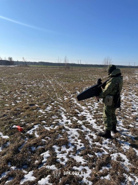 ГПК: пинские пограничники перехватили украинский беспилотник ГПК: пинские пограничники перехватили украинский беспилотник