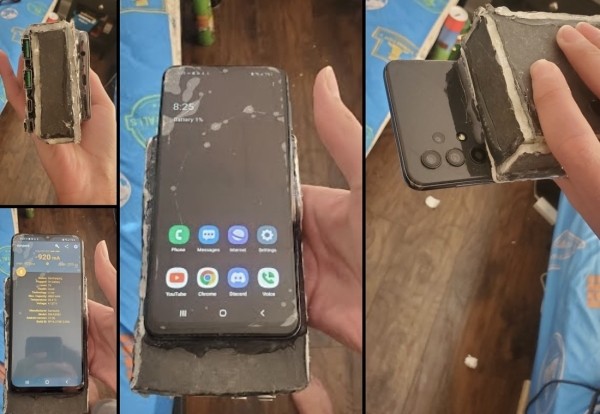 Энтузиаст «встроил» в смартфон Samsung аккумулятор на 30 000 мАч