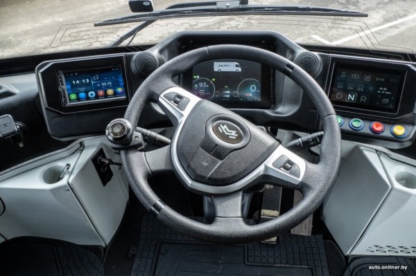 Первый белорусский электрогрузовик испытывают в работе. Как он выглядит Первый белорусский электрогрузовик испытывают в работе. Как он выглядит