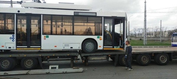 Десять троллейбусов с автономным ходом МАЗ 203Т70 в Бресте