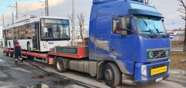 Три троллейбуса с автономным ходом прибыли в Брест