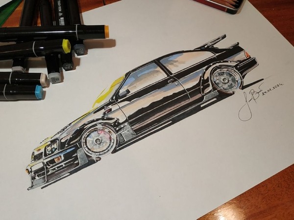 Белорус собрал реплику Ford Cosworth RS500 на собственный лад Белорус собрал реплику Ford Cosworth RS500 на собственный лад