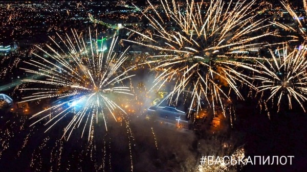 Праздничным фейерверком завершился второй день празднования Дня города Бреста
