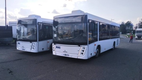 Два новых автобуса МАЗ в Бресте Два новых автобуса МАЗ в Бресте