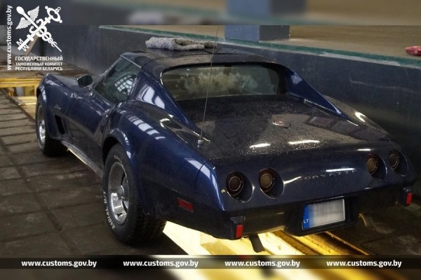 В Беларуси конфисковали раритетный Chevrolet Corvette