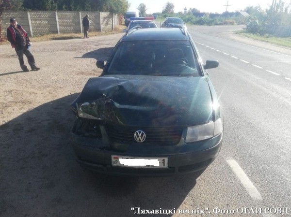 В Ляховичском районе столкнулись три автомобиля. Кто виноват?