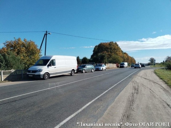 В Ляховичском районе столкнулись три автомобиля. Кто виноват?