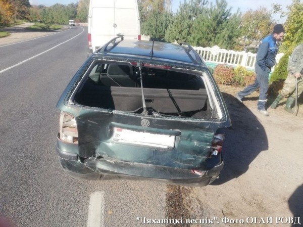 В Ляховичском районе столкнулись три автомобиля. Кто виноват?