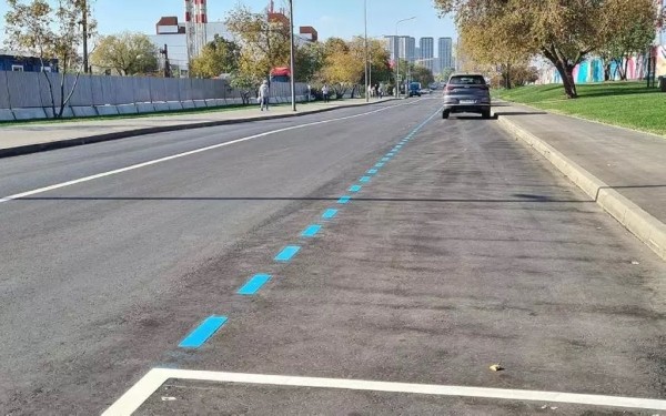 Синяя разметка появилась на улицах российских городов. Что она означает Синяя разметка появилась на улицах российских городов. Что она означает