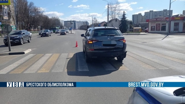 В Бресте пьяный водитель совершил ДТП