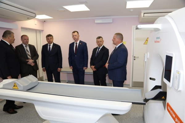 Кабинет компьютерной томографии начал работать в Ляховичской райбольнице Кабинет компьютерной томографии начал работать в Ляховичской райбольнице